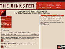 Tablet Screenshot of order.theoinkster.com